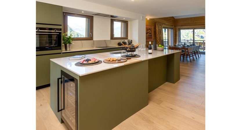 h cuisine contemporain design montagne