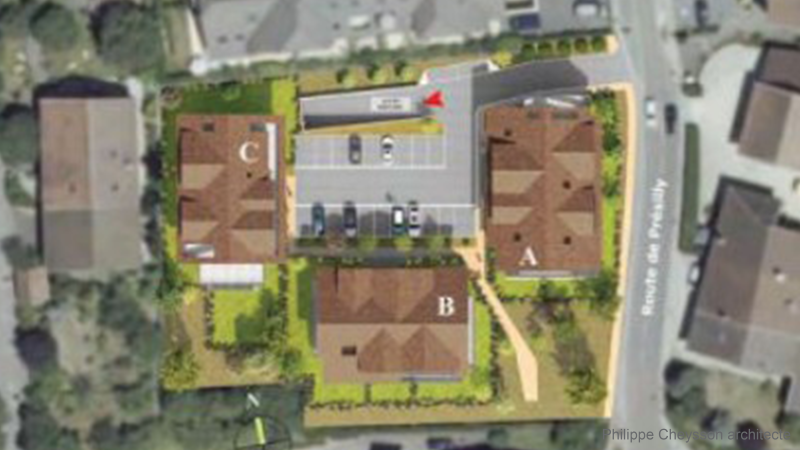 s plan masse coeur de village