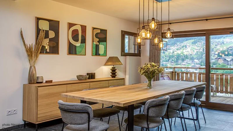 résidence de montagne séjour contemporain
